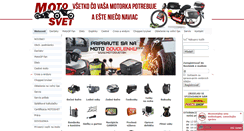 Desktop Screenshot of motosvet.sk