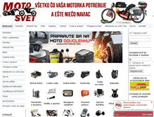 Tablet Screenshot of motosvet.sk
